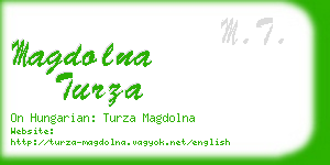 magdolna turza business card